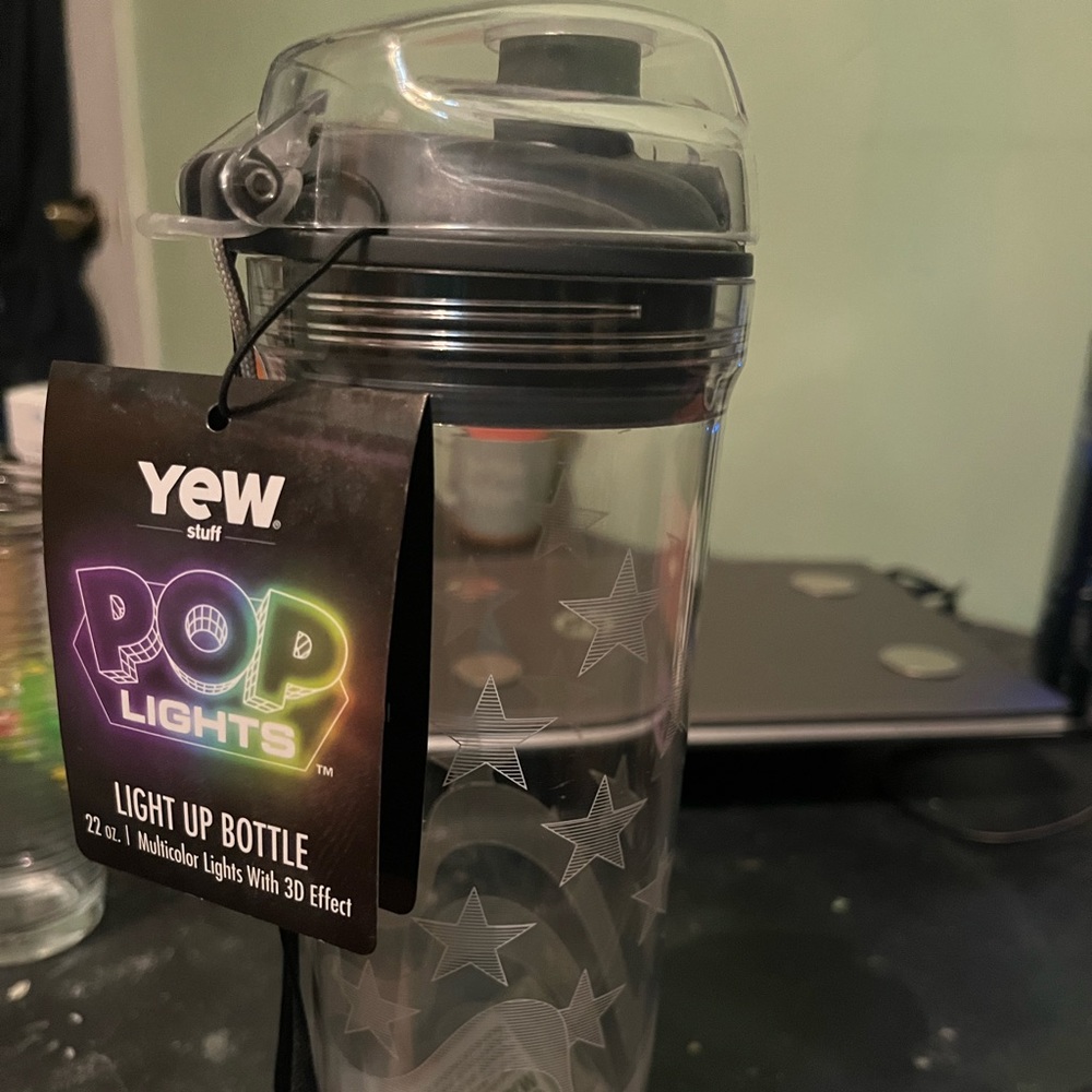 YEW POP Lights Light Up Water Bottle